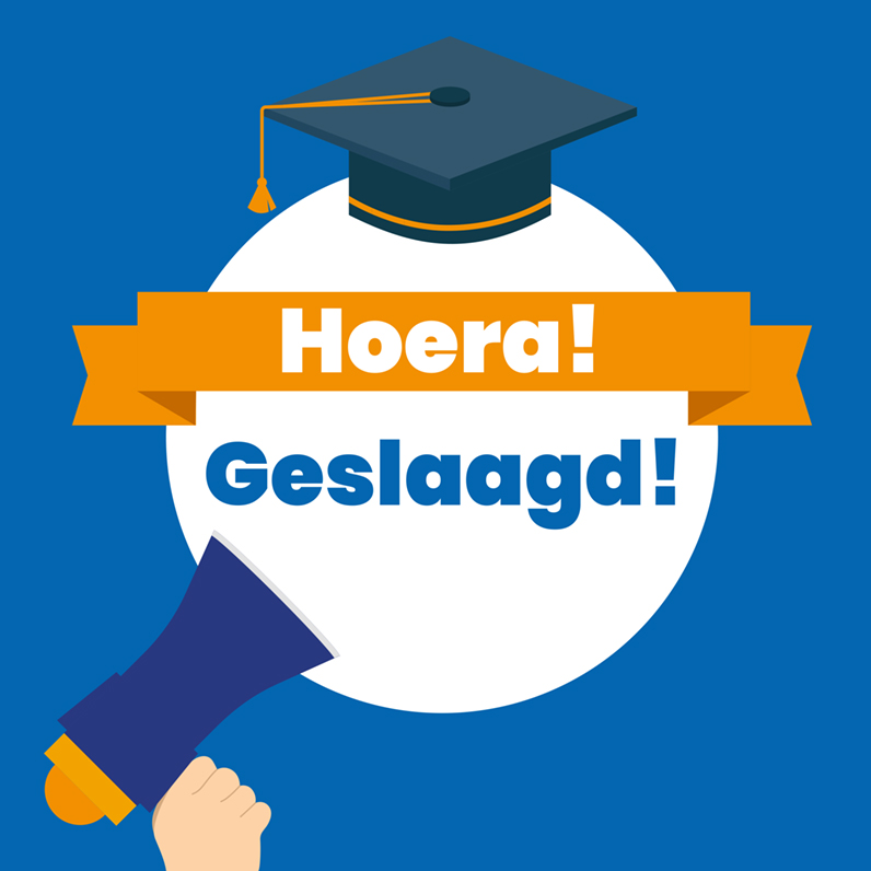 Gefeliciteerd aan alle geslaagde leerlingen! 🎈Herkansers: succes! 🍀”