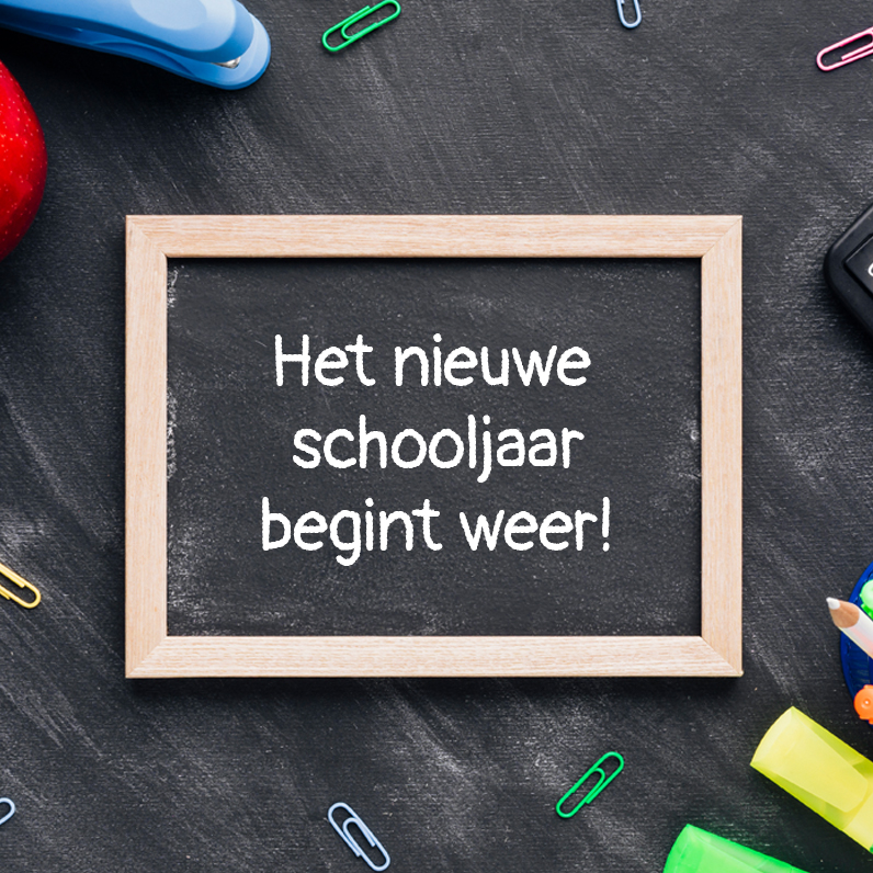 Start Schooljaar - Aan te schaffen materialen