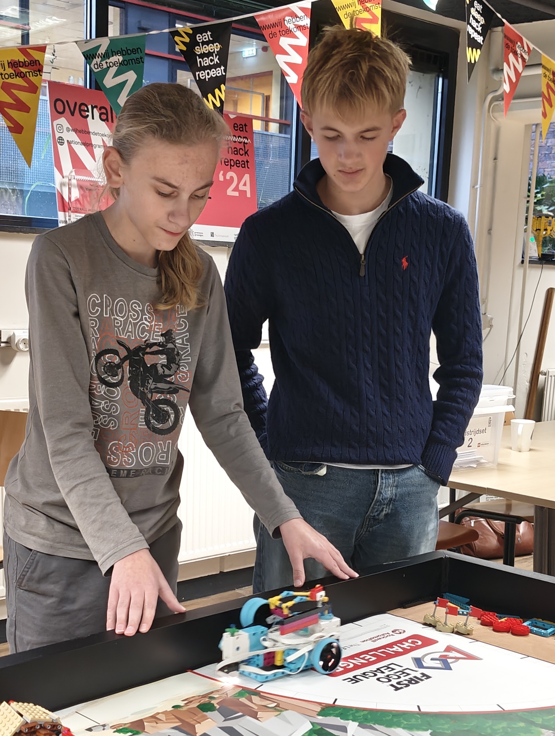 Leerlingen klaar voor deelname aan First Lego League