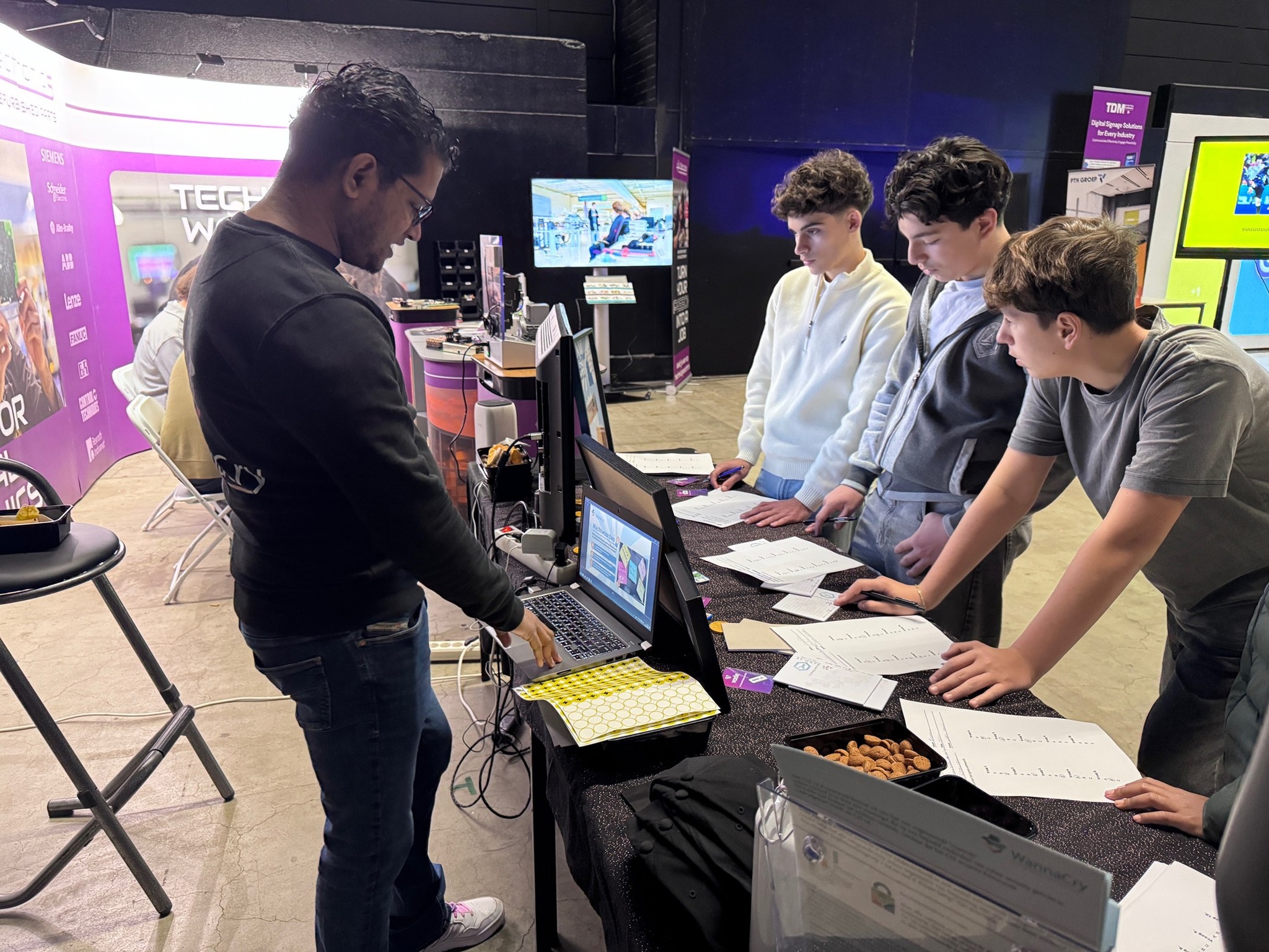 Leerlingen ontdekken de techniek van de toekomst